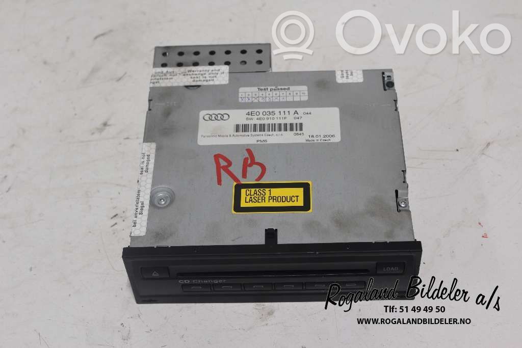 Audi A6 S6 C6 4F Zmieniarka płyt CD/DVD 