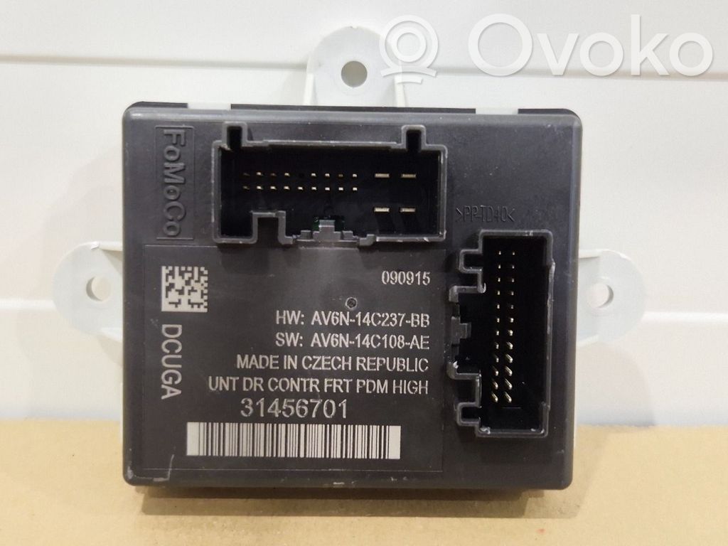 Door control unit/module   31456701,AV6N14C237BB,31456701,31456701,AV6N14C237BB