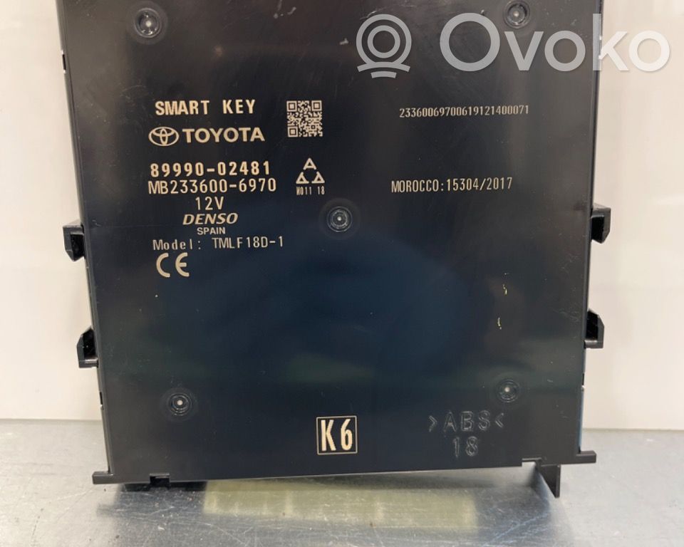Toyota Corolla E210 E21 Keyless (KESSY) go control unit/module 