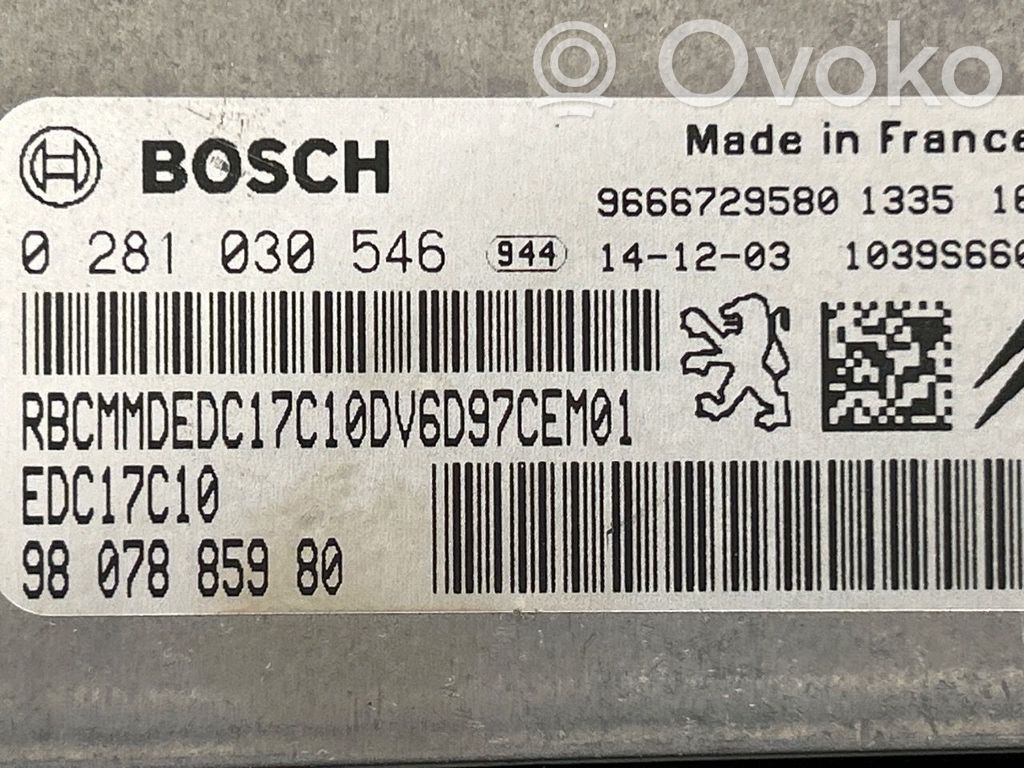 Peugeot Partner Engine control unit/module ECU 