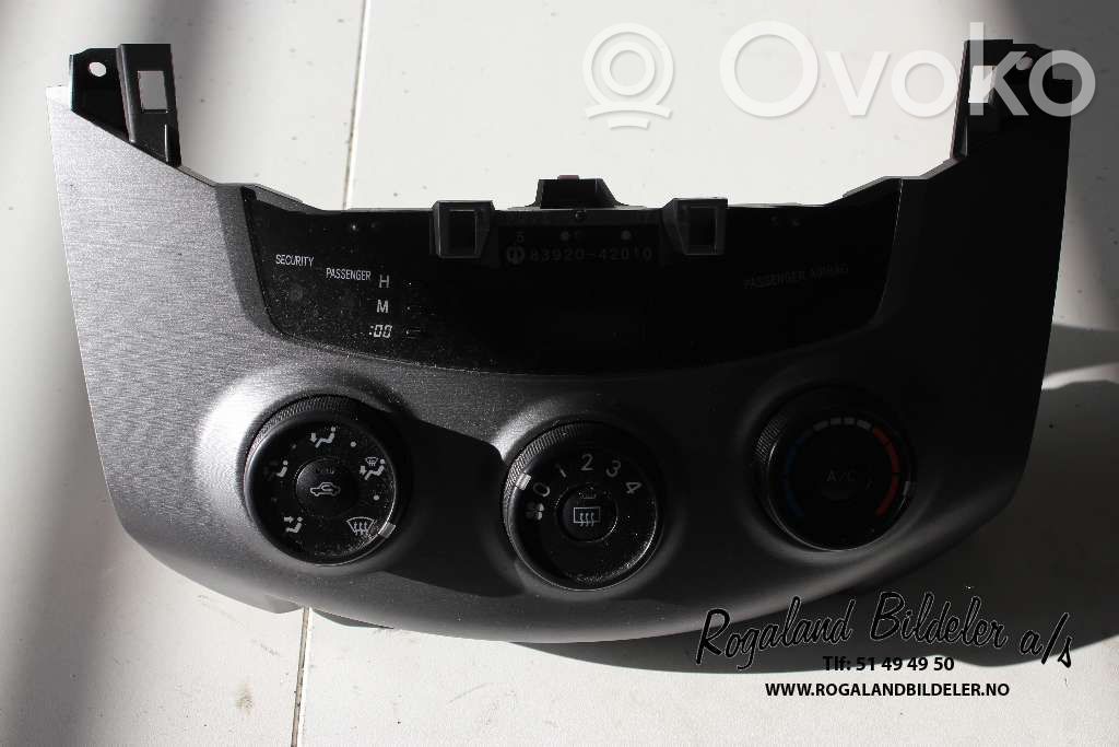 Toyota RAV 4 (XA30) Panel klimatyzacji / Ogrzewania 