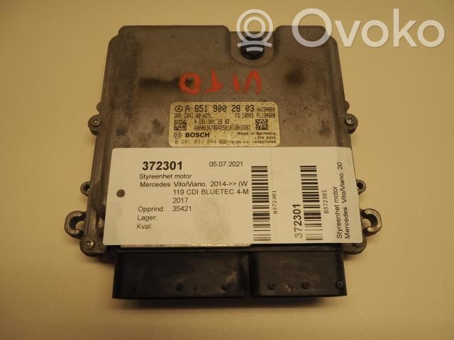Mercedes-Benz Vito Viano W447 Engine control unit/module ECU 