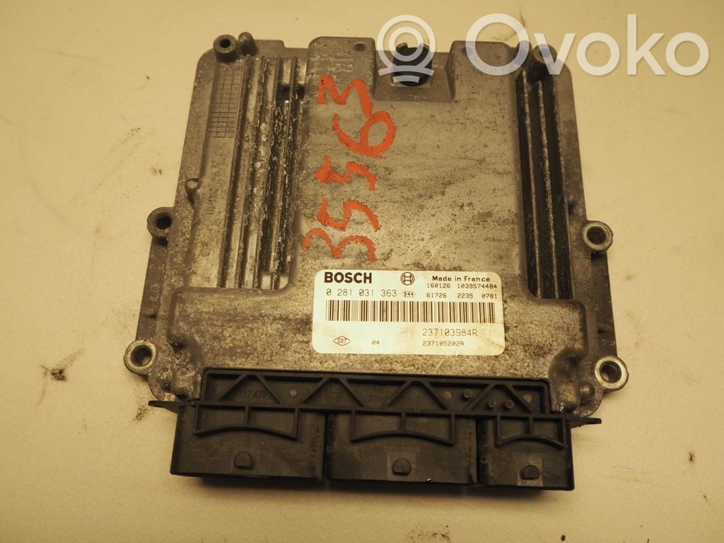 Engine control unit/module ECU   93459020,0281031363,0281031363,93459020