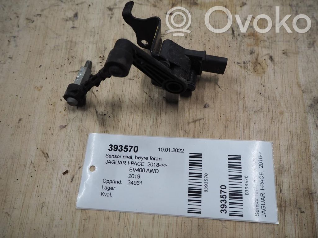 Jaguar I-Pace Air suspension front height level sensor 