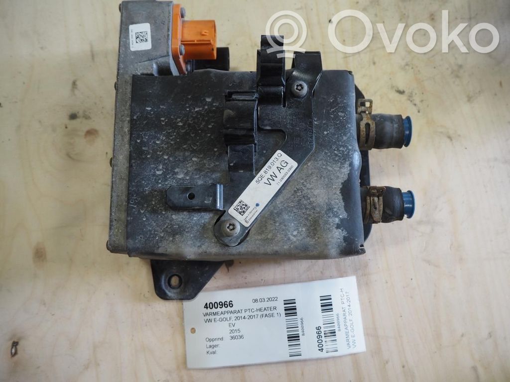 Volkswagen e-Golf Radiator aerotermă electrică cabină 