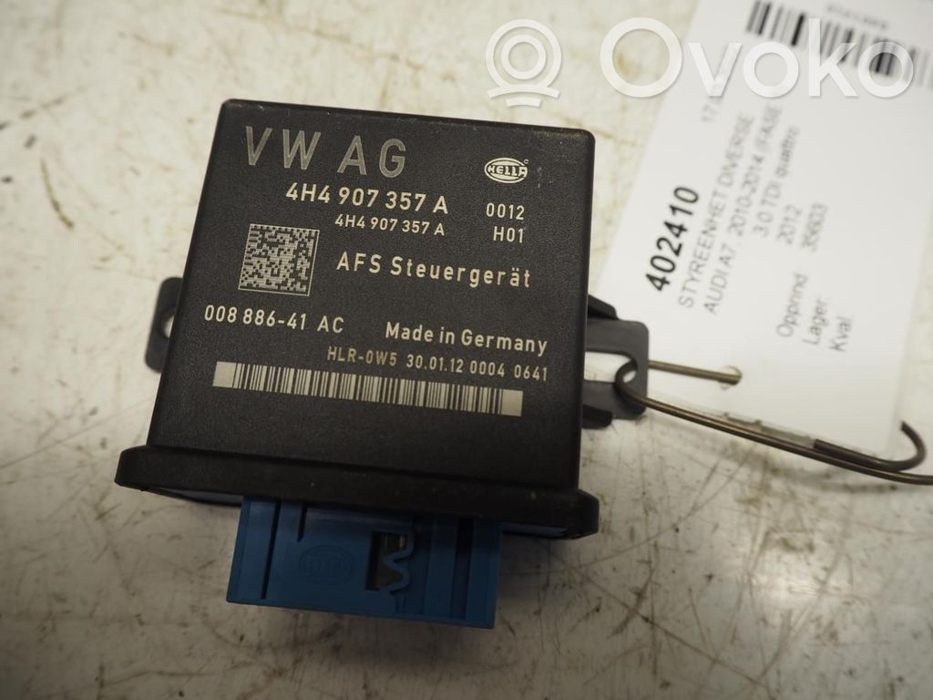 Audi A7 S7 4G Other control units/modules 