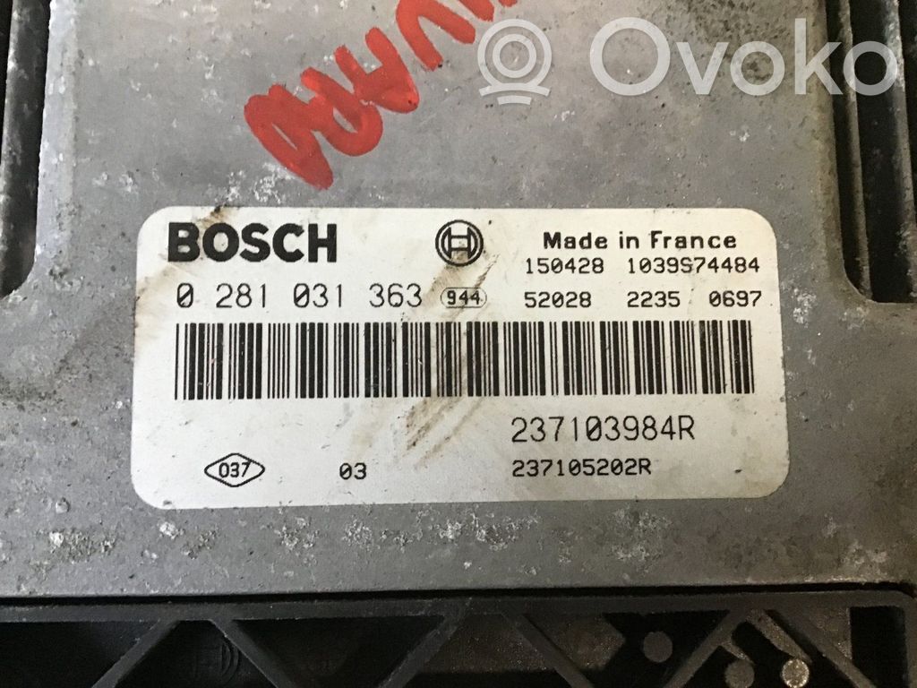 Opel Vivaro Engine control unit/module ECU 