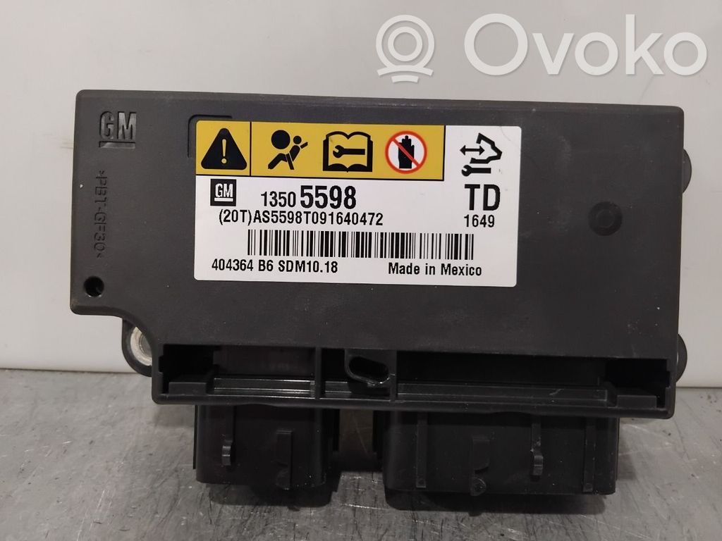 Opel Insignia A Airbag control unit/module 