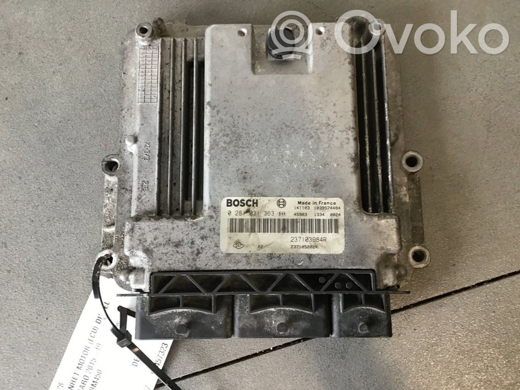 Engine control unit/module ECU   93457323,237103984R,237103984R,0281031363,237103984R,93457323