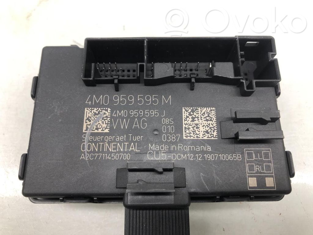 Unité de commande module de porte   4M0959595M,4M0959595M
