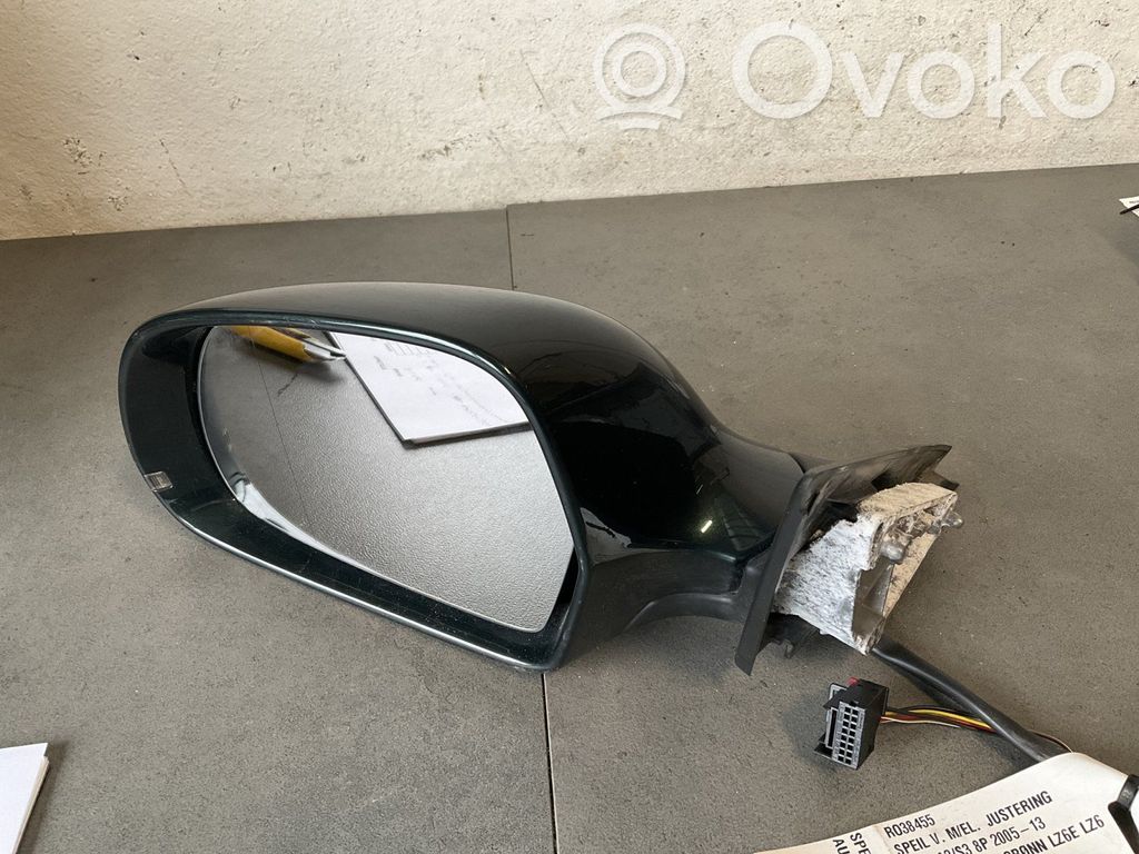 Audi A3 S3 8P Elektryczne lusterko boczne drzwi przednich 