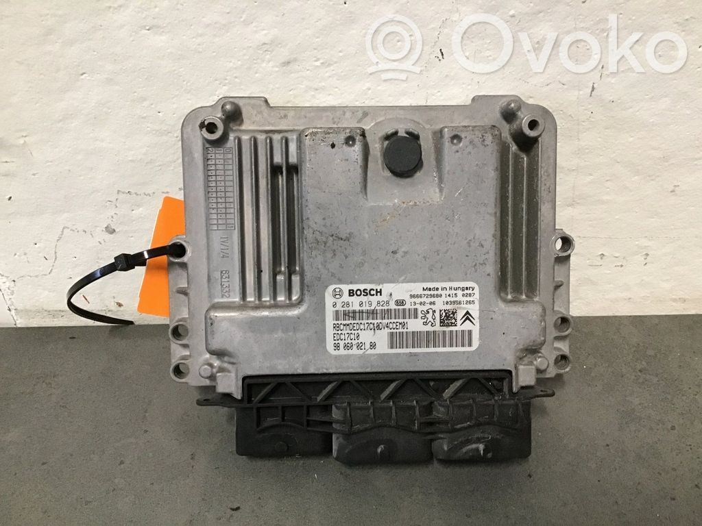 Peugeot 208 I Engine control unit/module ECU 