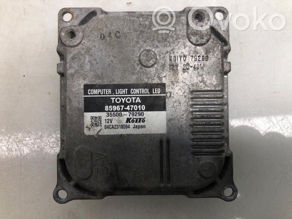 Toyota Prius (XW30) Moduł sterujący statecznikiem LED 
