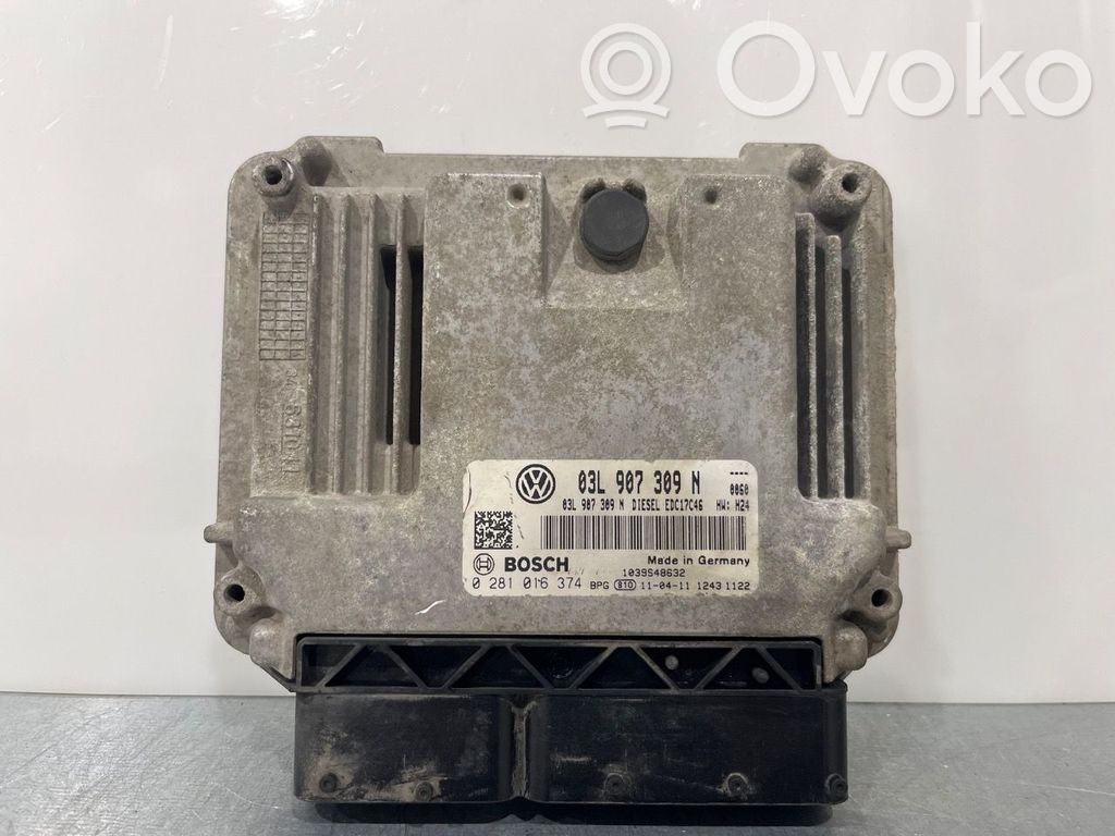 Volkswagen PASSAT B7 Engine control unit/module ECU 