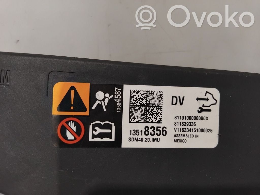 Opel Ampera- E Unidad de control/módulo del Airbag 