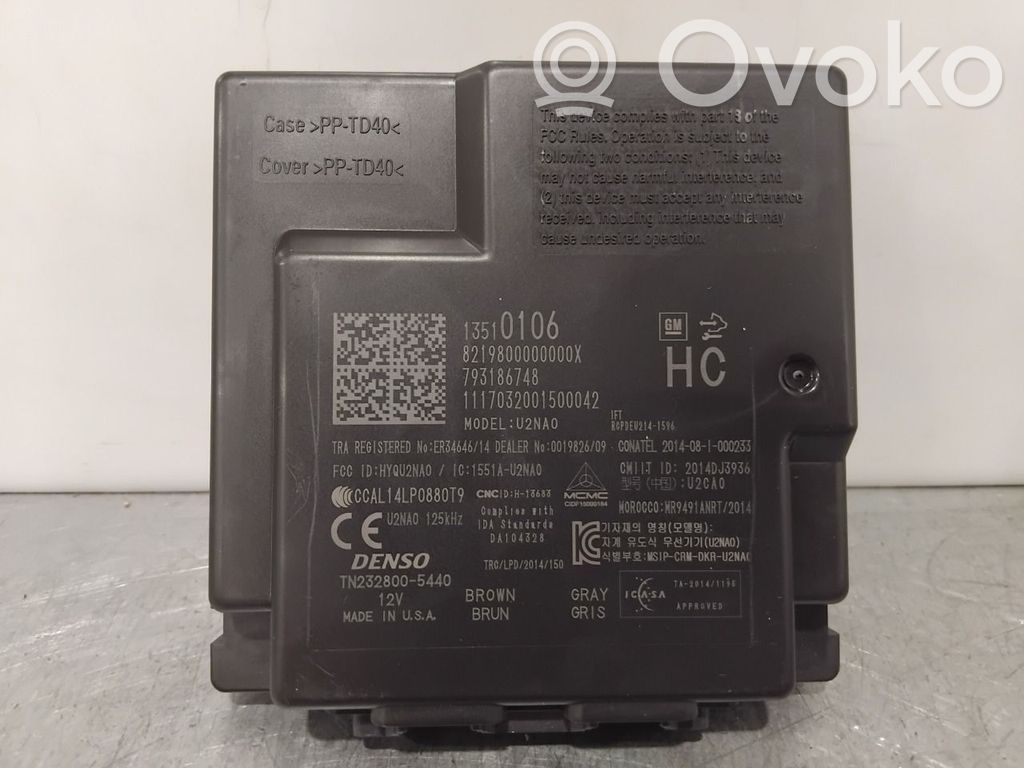 Opel Ampera- E Unidad de control/módulo del control remoto 