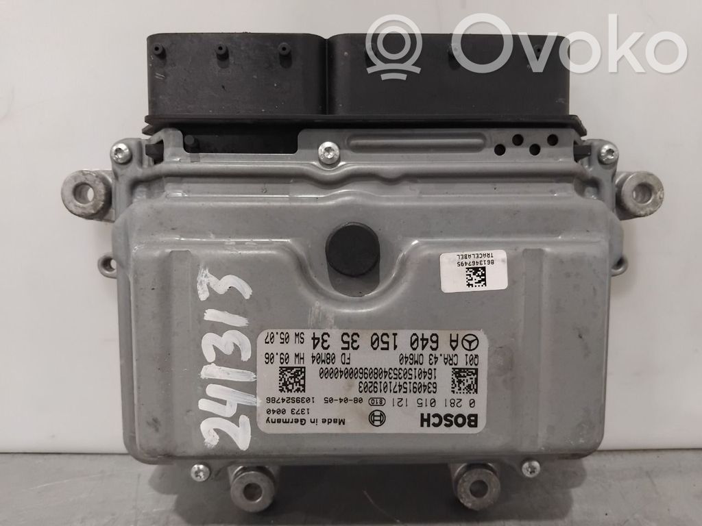 Mercedes-Benz A W169 Komputer / Sterownik ECU silnika 