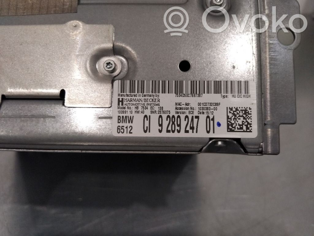 BMW 5 F10 F11 Panel / Radioodtwarzacz CD/DVD/GPS 