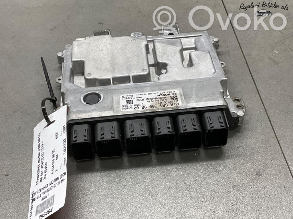 Mercedes-Benz GLE W167 Unité de commande, module ECU de moteur