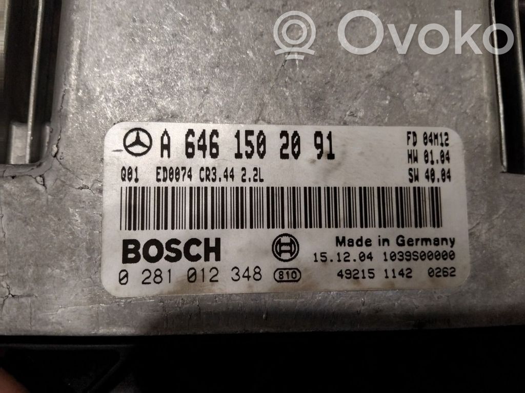Mercedes-Benz E W211 Centralina/modulo motore ECU 