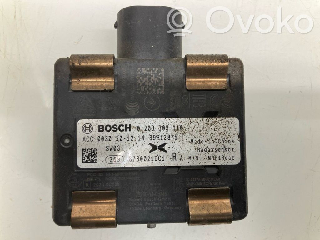 XPeng G3 Distronic-anturi, tutka 
