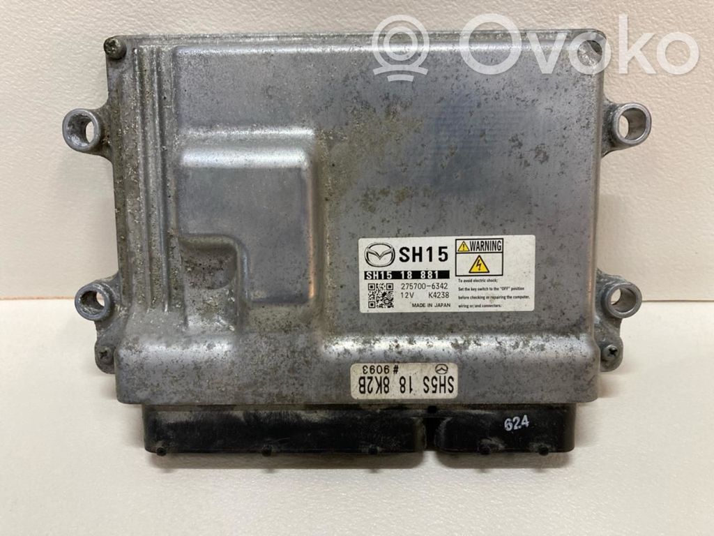 Mazda 6 Unité de commande, module ECU de moteur 