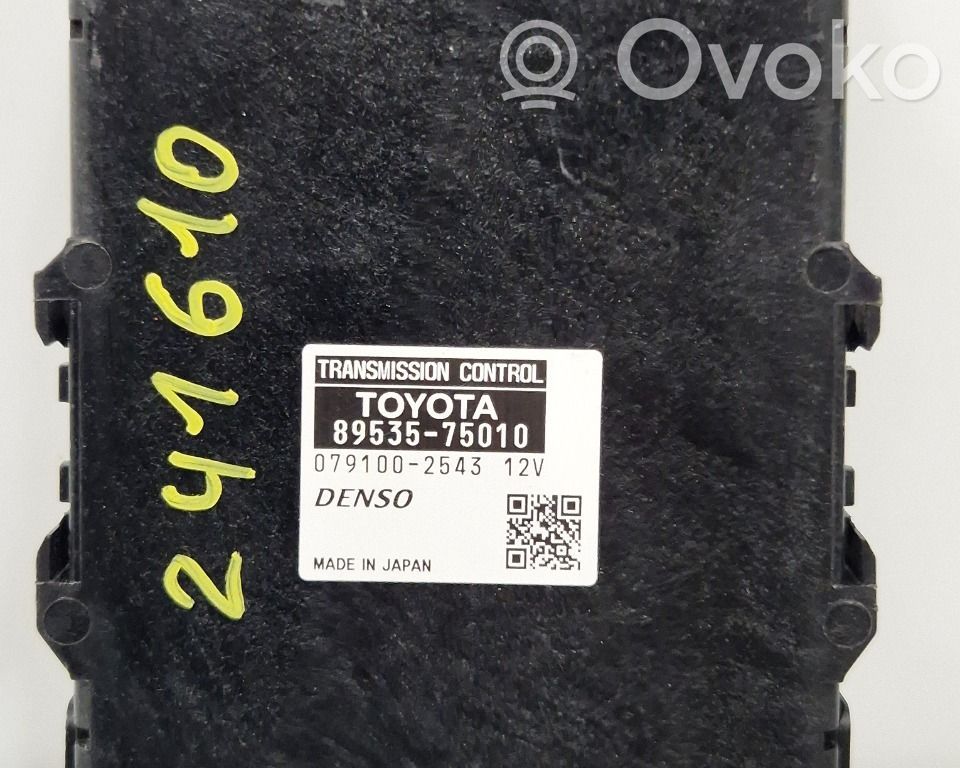 Toyota Auris 150 Sterownik / Moduł skrzyni biegów 