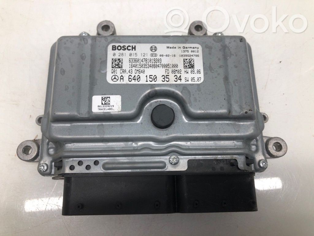 Mercedes-Benz A W169 Komputer / Sterownik ECU silnika 