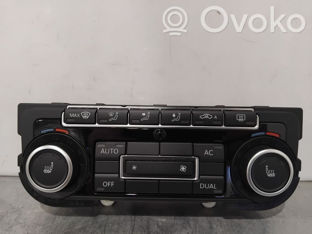 Volkswagen Golf VI Mascherina climatizzatore/regolatore riscaldamento 