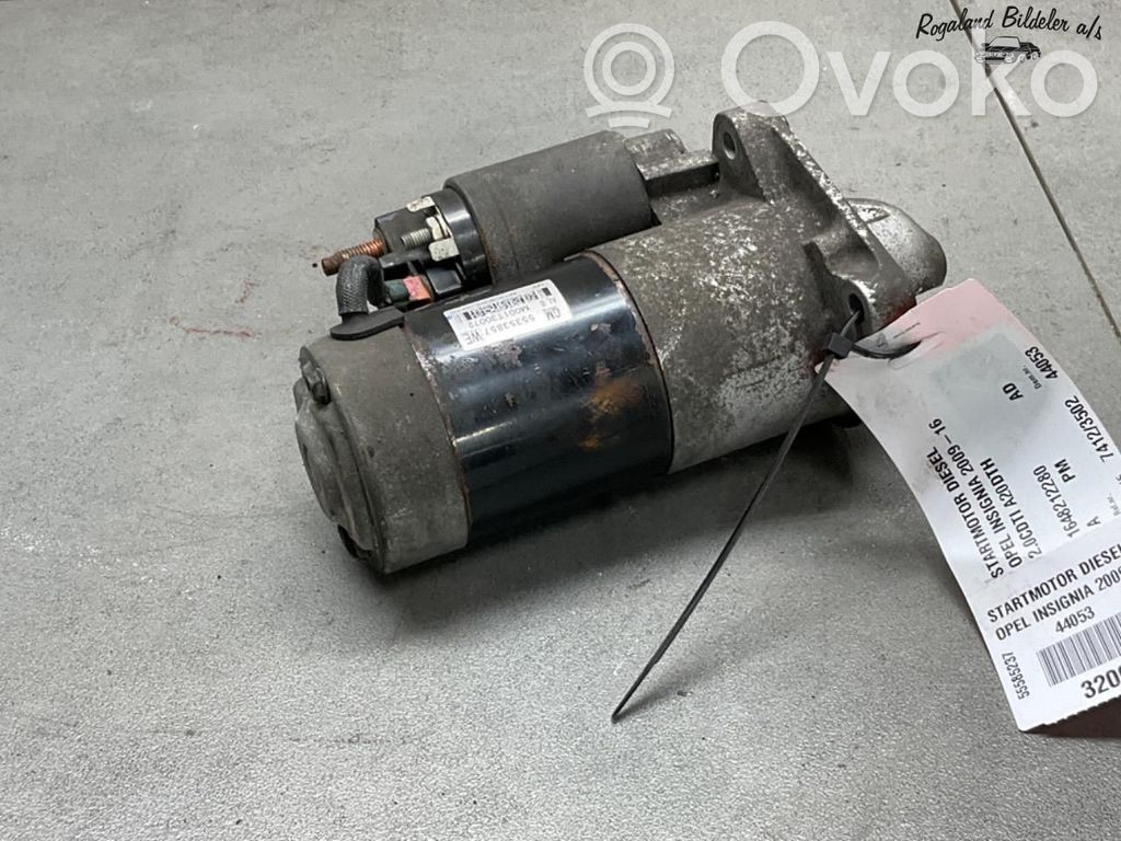 Opel Insignia A Motor de arranque 