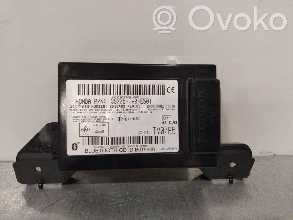 Honda Civic IX Module unité de contrôle Bluetooth 