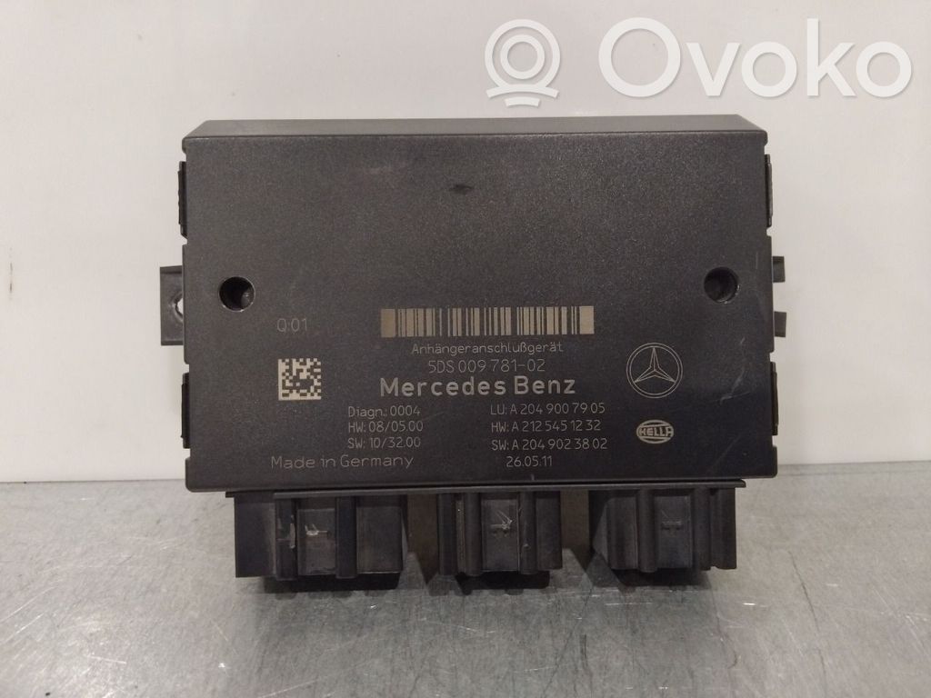Mercedes-Benz E W212 Sterownik / Moduł haka holowniczego 