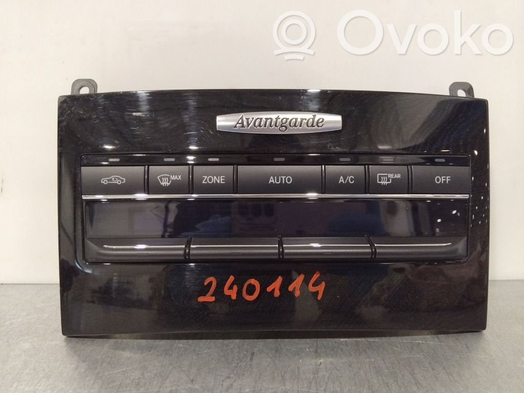 Mercedes-Benz E W212 Console centrale, commande chauffage/clim 