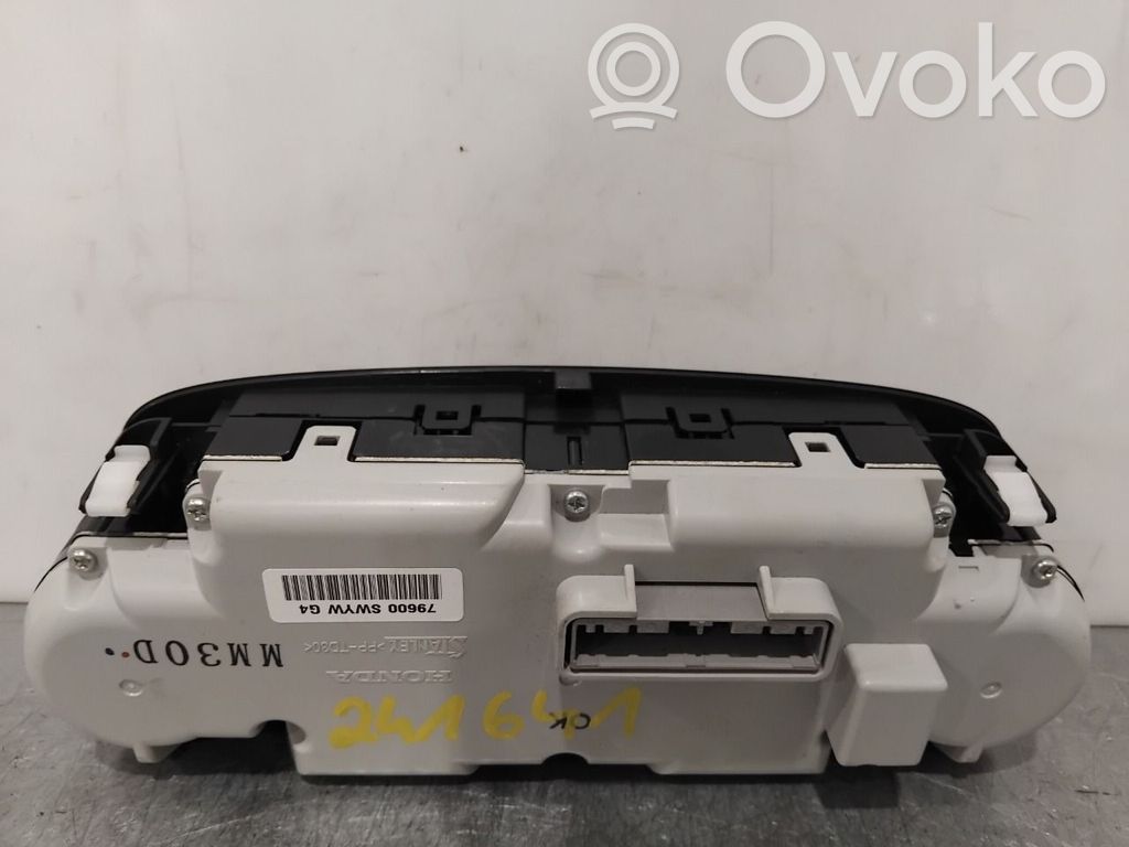 Honda CR-V Console centrale, commande chauffage/clim 