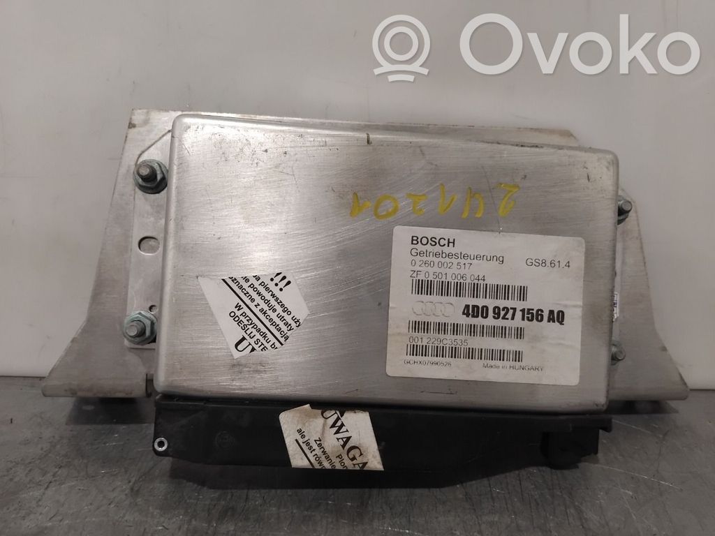 Audi A8 S8 D2 4D Unidad de control/módulo de la caja de cambios 