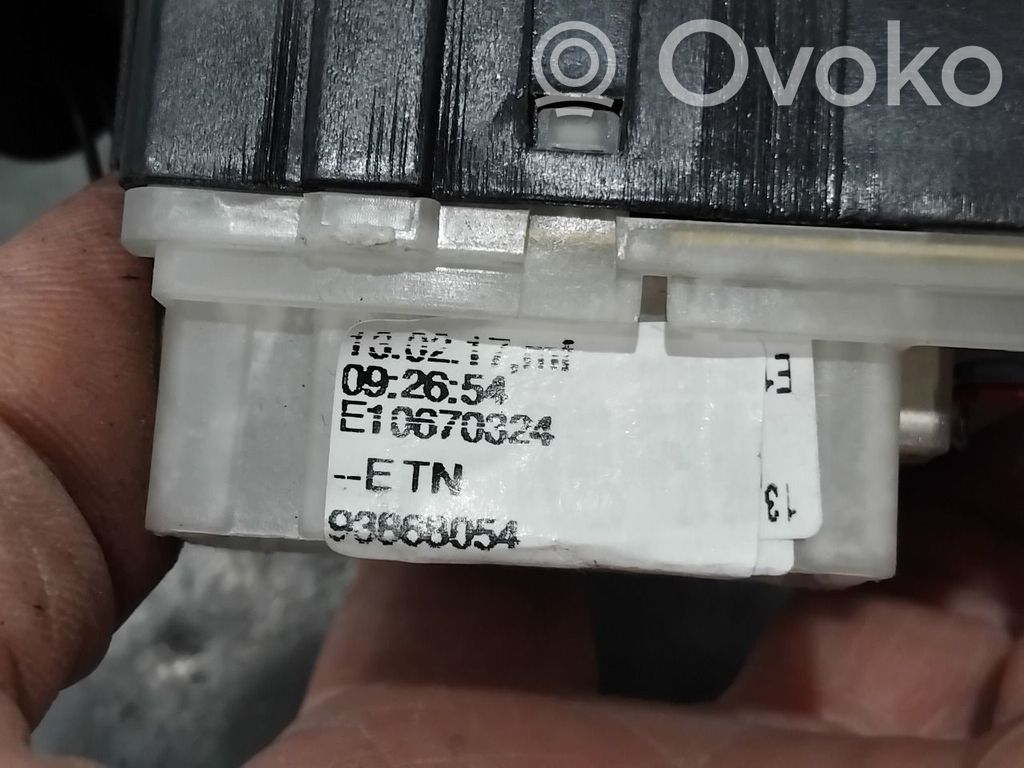 Opel Vivaro Palanca de control del limpiaparabrisas 