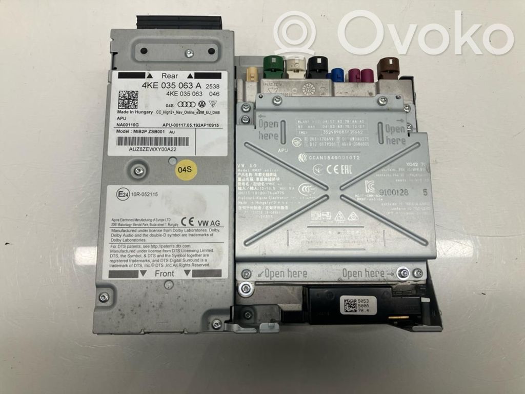 Audi e-tron Panel / Radioodtwarzacz CD/DVD/GPS 