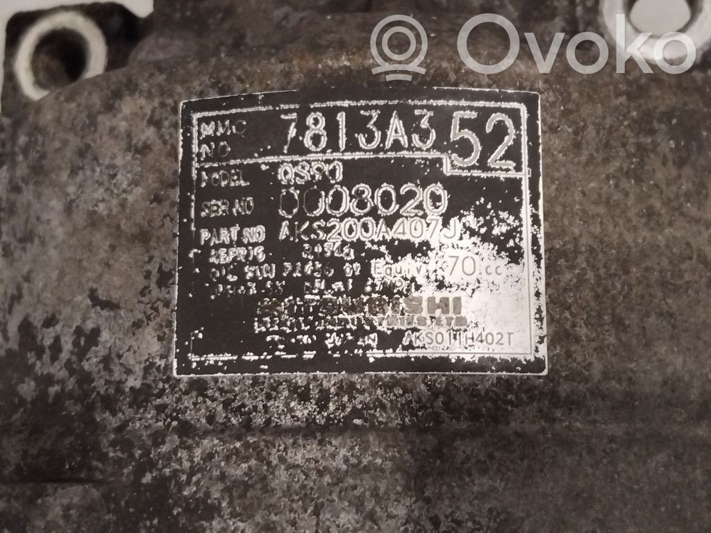 Mitsubishi Outlander Kompresor / Sprężarka klimatyzacji A/C 