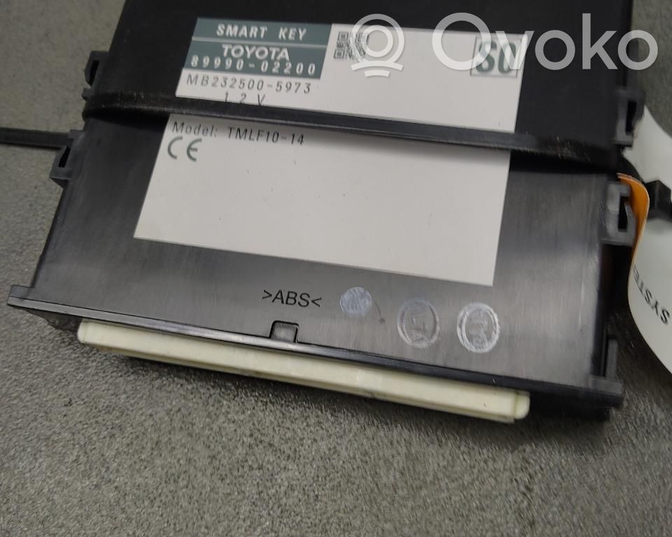 Toyota Auris E180 Unitate/modul de control fără cheie (KESSY) 