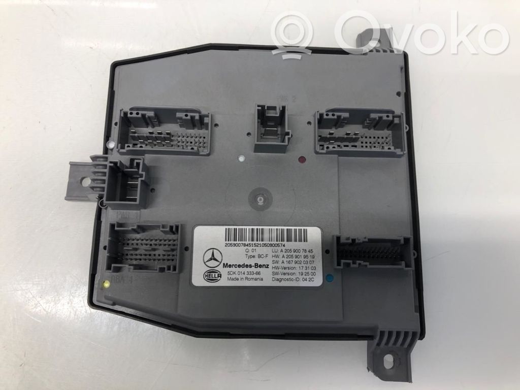 Mercedes-Benz EQC Modul de control caroserie central
