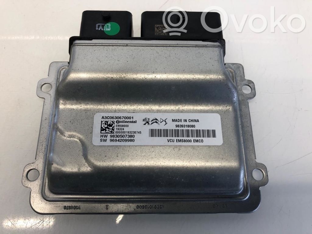 Engine control unit/module ECU   9839318080,9839318080,9839318080