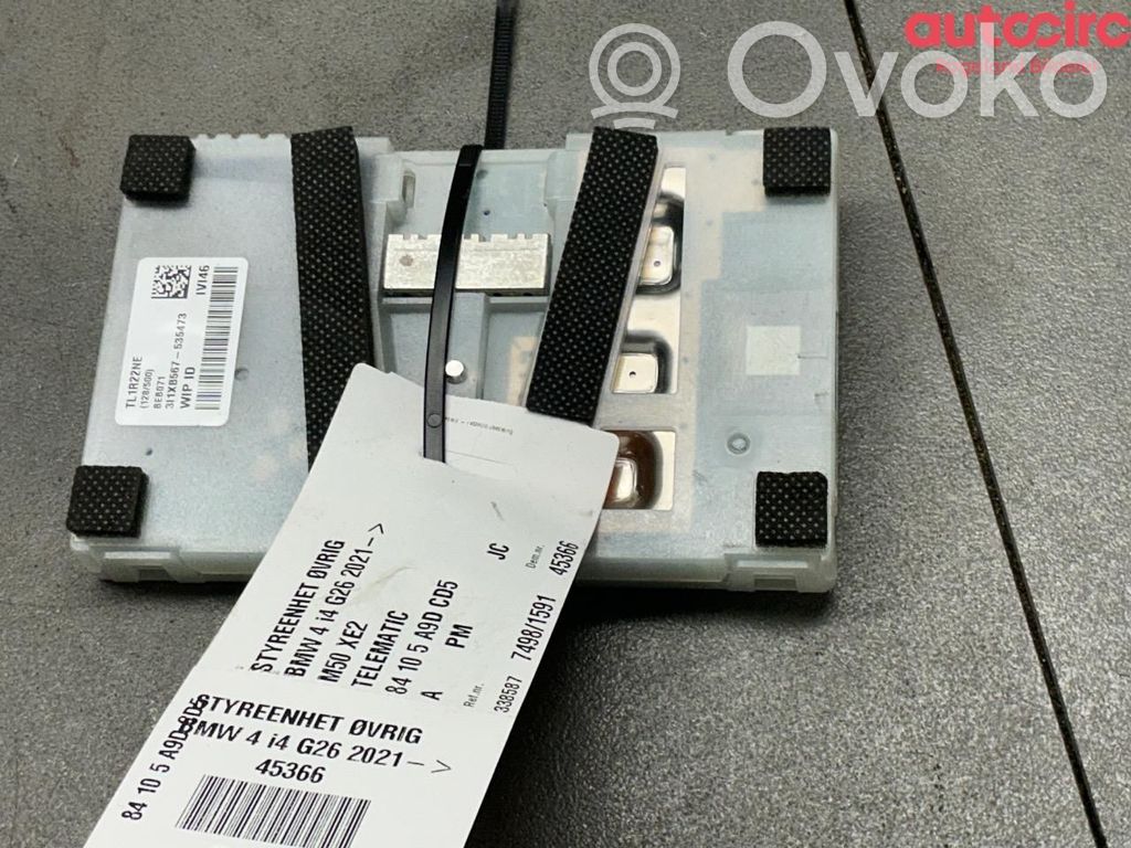 BMW i4 Inne komputery / moduły / sterowniki 