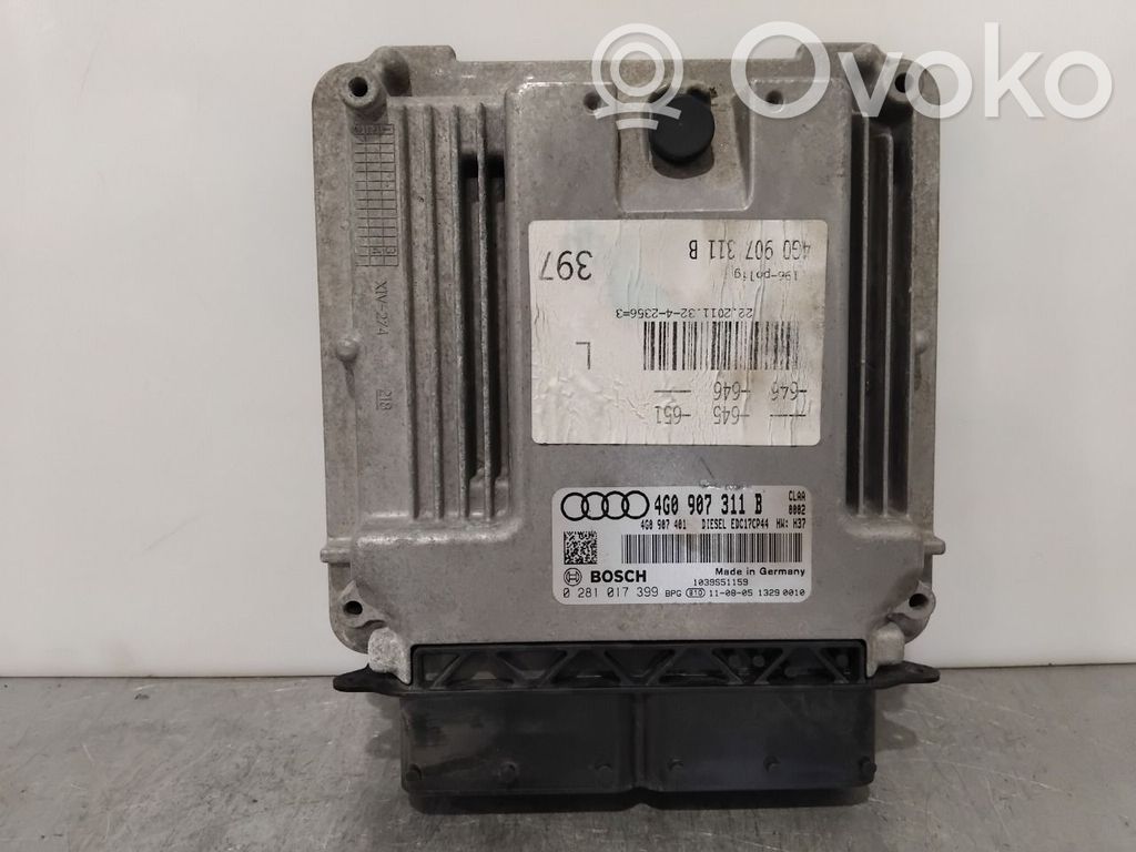 Audi A6 S6 C7 4G Engine control unit/module ECU 