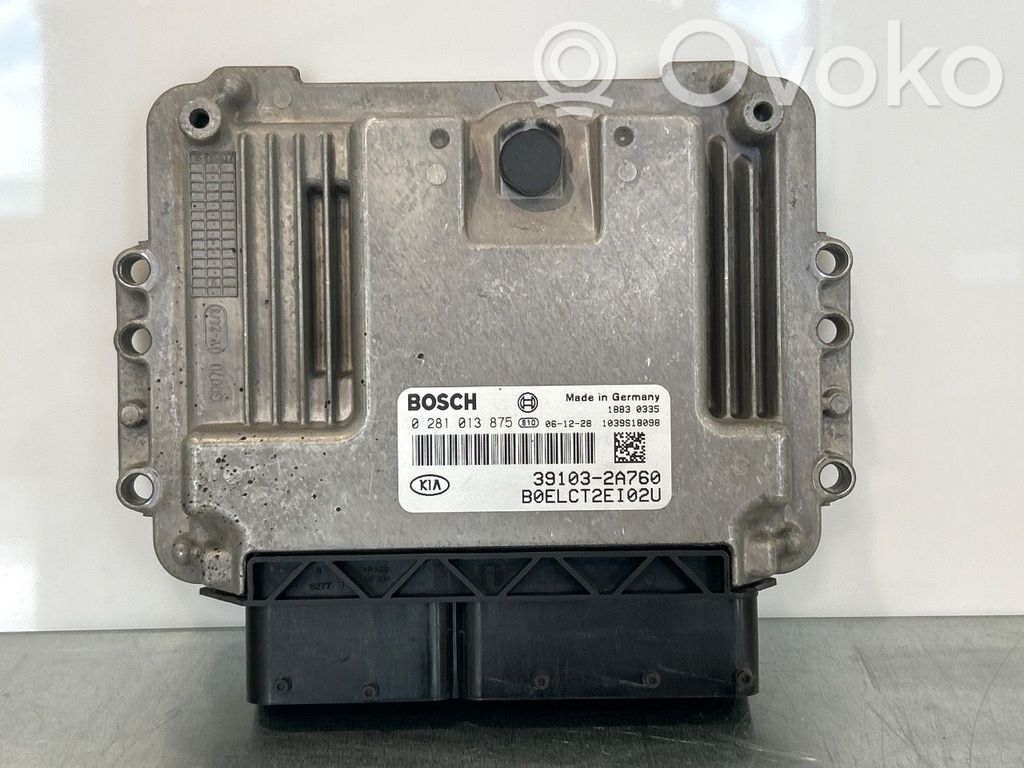 Unité de commande, module ECU de moteur   391032A760,0281013875,391032A760,0281013875,391032A760