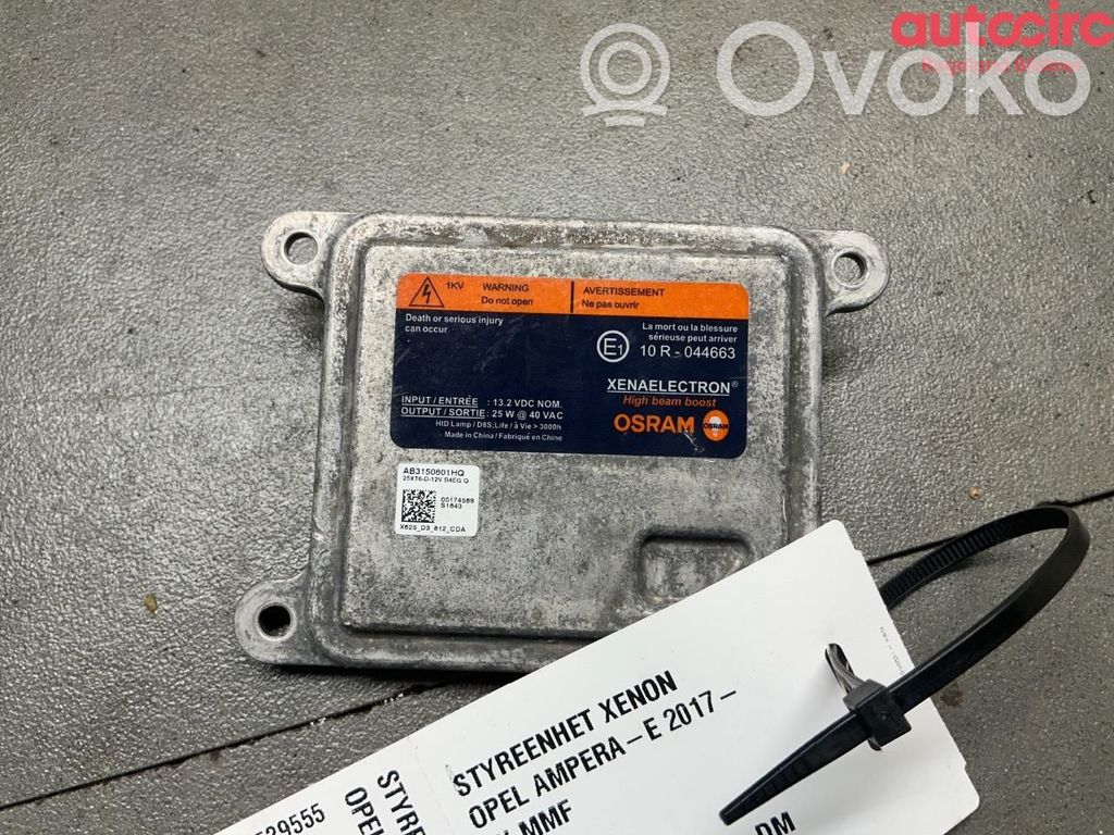 Opel Ampera- E Xenon control unit/module 