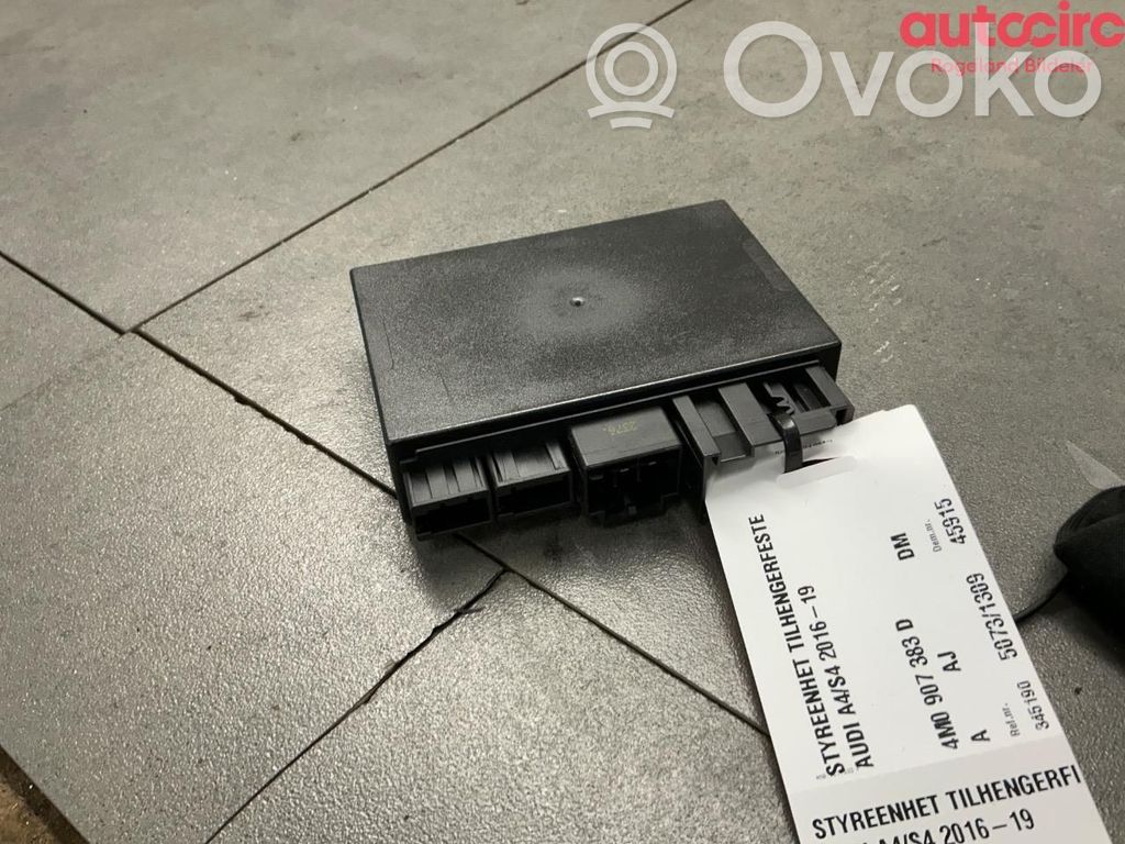 Audi A4 S4 B9 Tow bar trailer control unit/module 