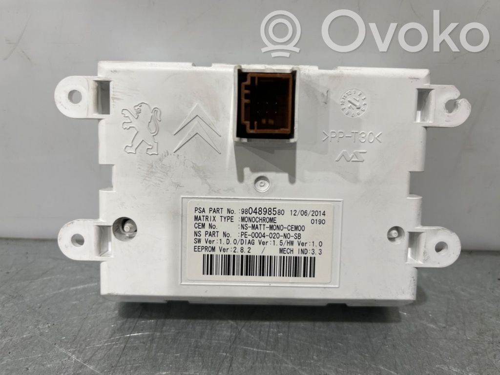 Peugeot 3008 I Modul comenzi multimedia 