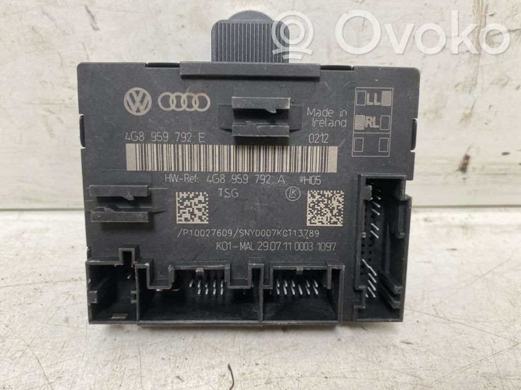 Audi A6 S6 C7 4G Centralina/modulo portiere