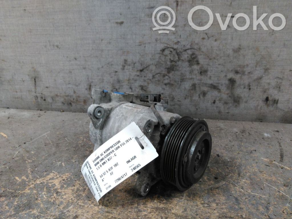 Ilmastointilaitteen kompressorin pumppu (A/C)   64525A5C712,64525A3F1D2,64525A3F1D2,64525A5C712