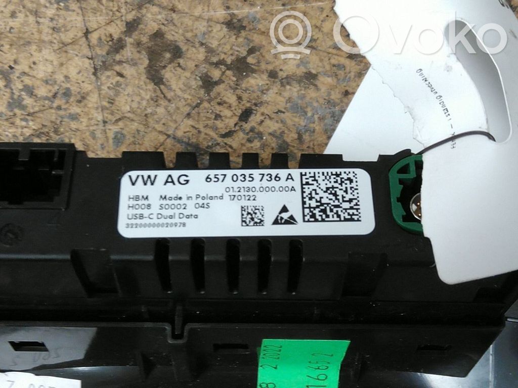 Skoda Enyaq iV Alte comutatoare/butoane 